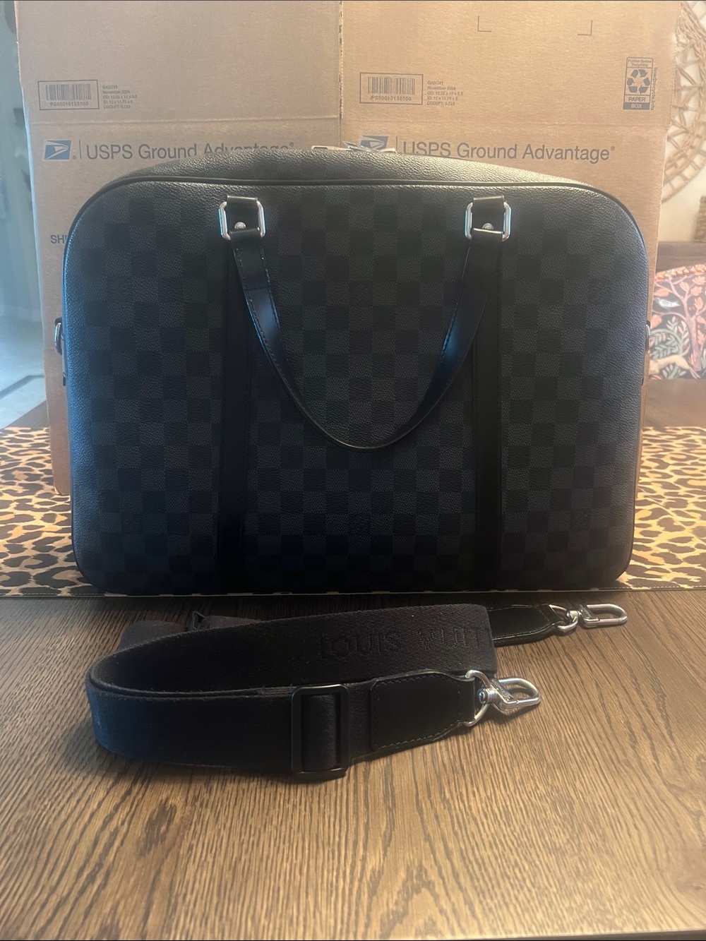 Louis Vuitton Damier Graphite Laptop Bag